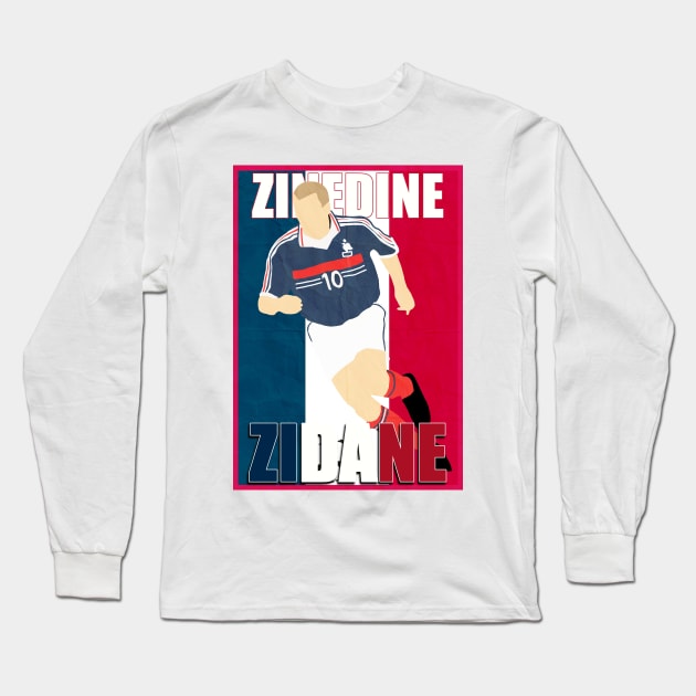 Zidane Long Sleeve T-Shirt by johnsalonika84